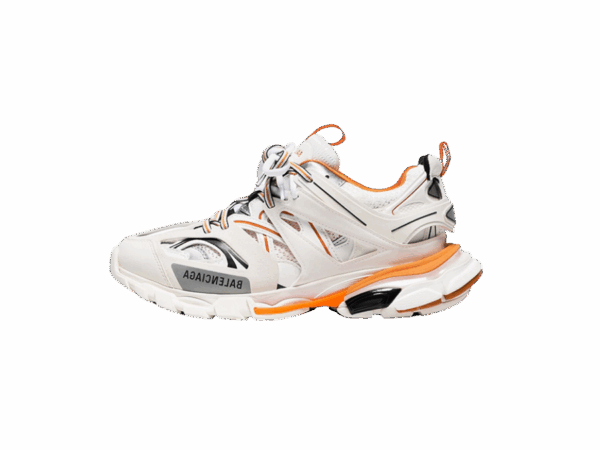 BALENCIAGA TRACK WHITE ORANGE