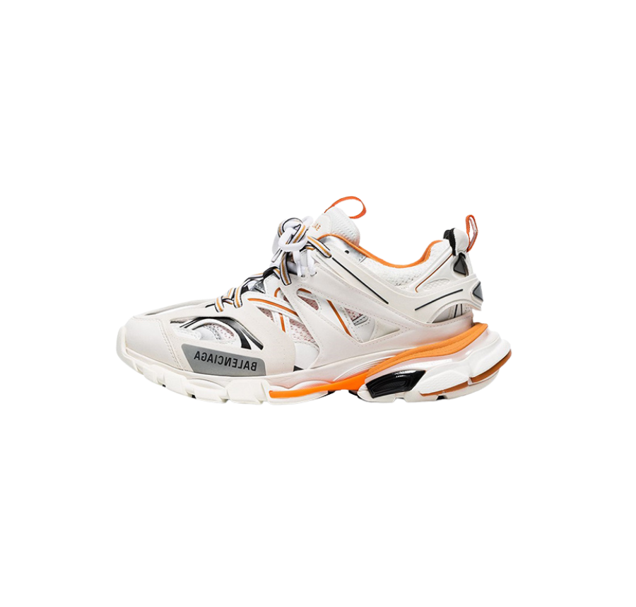 BALENCIAGA TRACK WHITE ORANGE