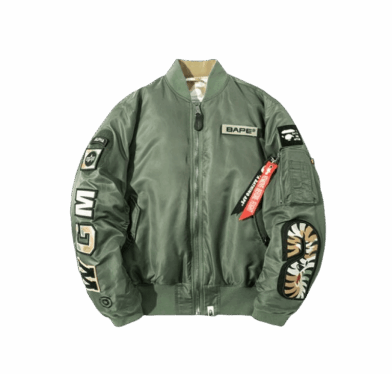BAPE GREEN CAMO  JACKET