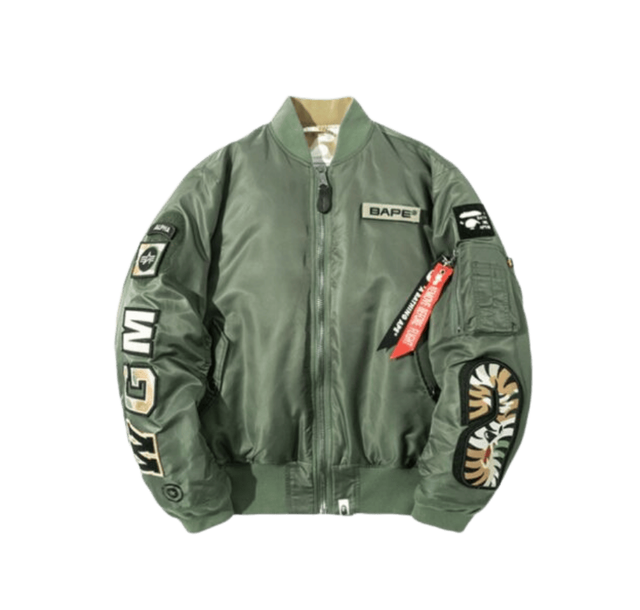 BAPE GREEN CAMO  JACKET