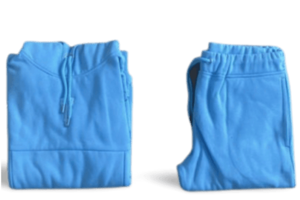 BLUE PATCH HOODED TRACKSUIT