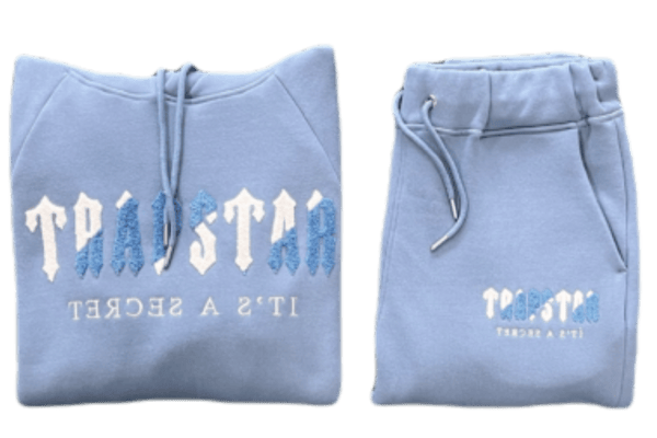 CHENILLE DECODED HOODED TRACKSUIT-CITADEL/WHITE