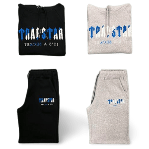 CHENILLE DECODED HOODIE TRACKSUIT-DAZZING BLUE