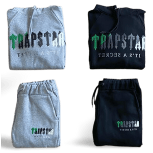 CHENILLE DECODED HOODIE TRACKSUIT-GREEN