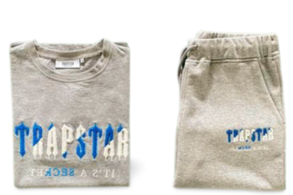 CHENILLE DECODED SHORT SET-GREY