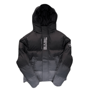 DECODED 2022 HOODED PUFFER-BLACK GRADIENT