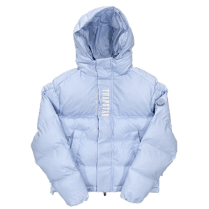 DECODED HOODED PUFFER 2.0 JACKET – ICE BLUE