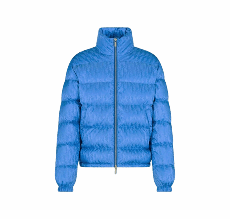 Dior Oblique Blue Puffer Jacket