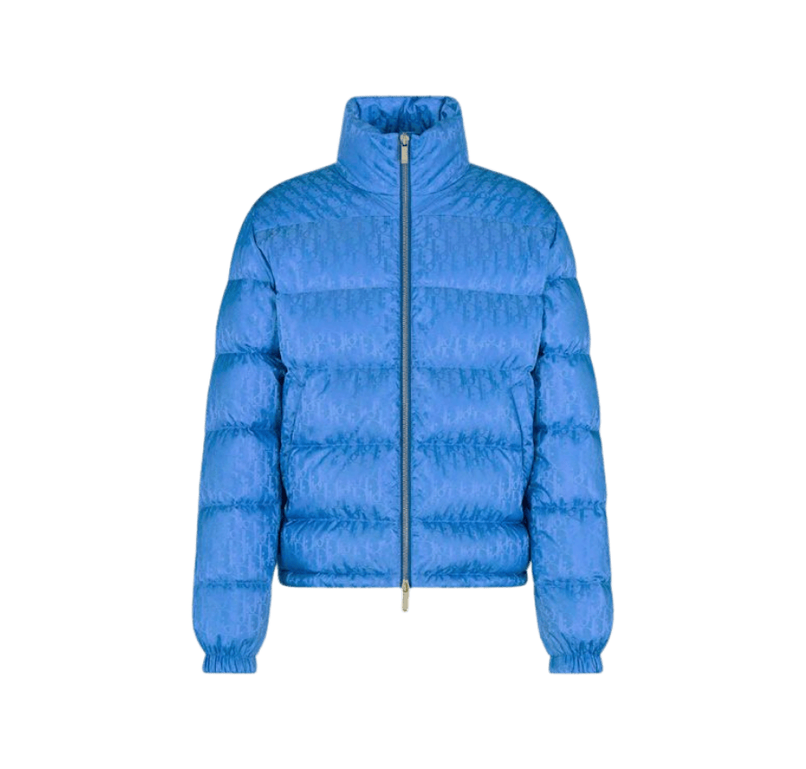 Dior Oblique Blue Puffer Jacket