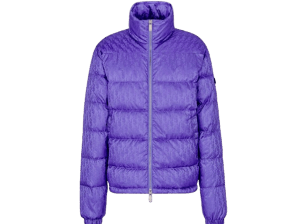 Dior Oblique Purple Puffer Jacket