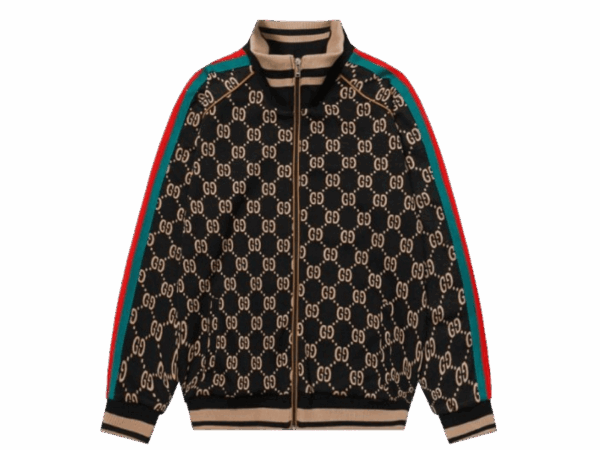 HOODIE GUCCI GG MONOGRAM BLACK