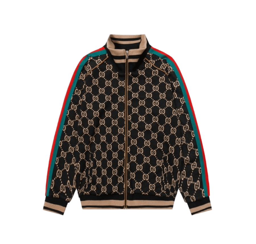 HOODIE GUCCI GG MONOGRAM BLACK