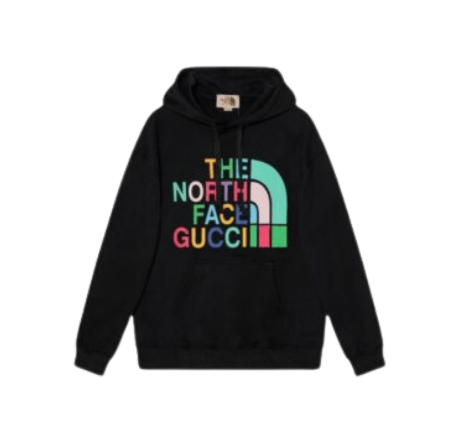 HOODIE GUCCI X THE NORTH FACE BLACK