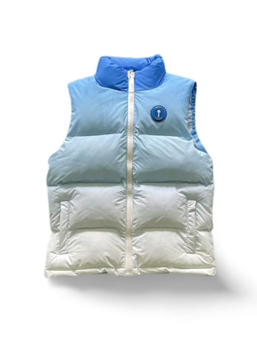 TRAPSTAR IRONGATE BADGE GILET ICE-BLUE