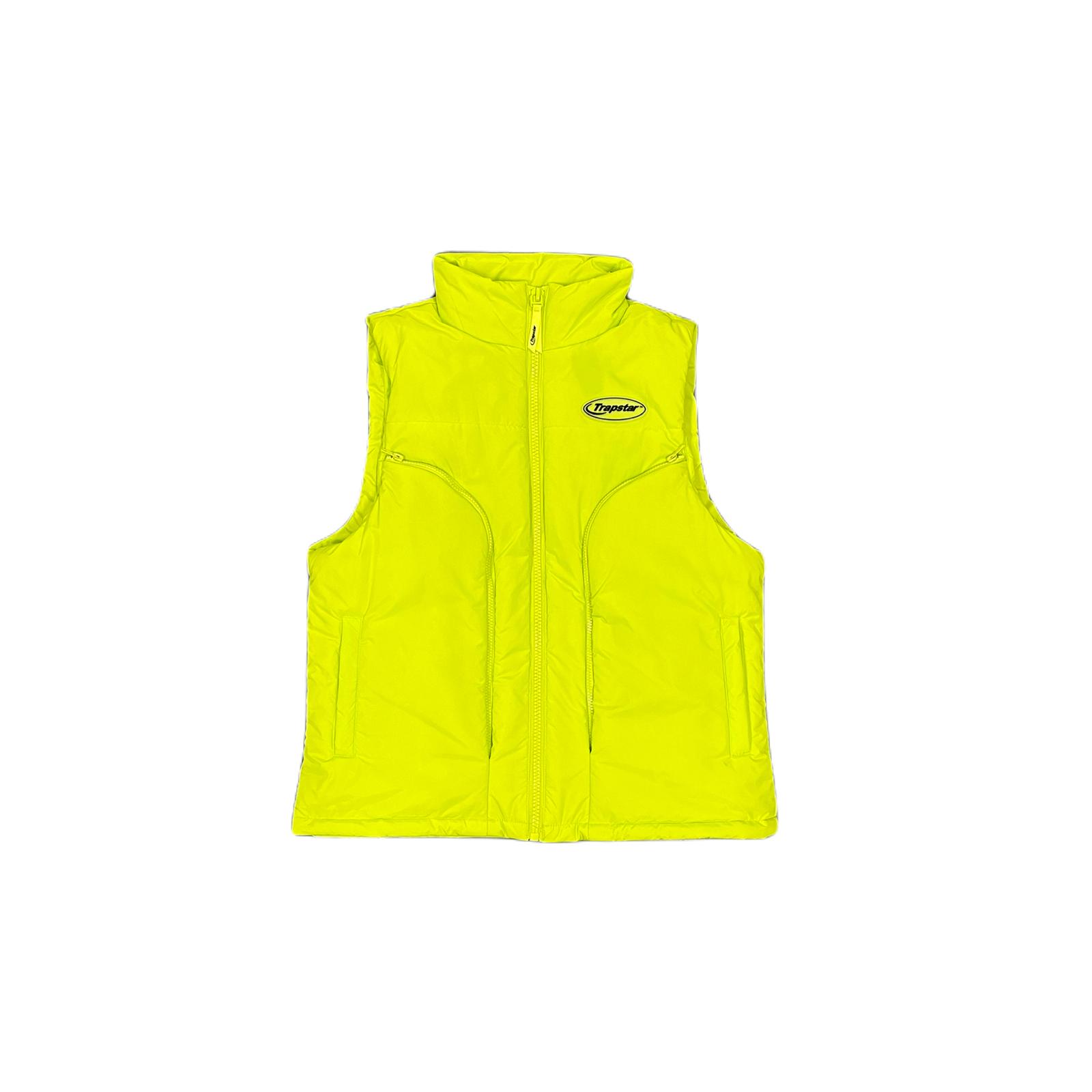 TRAPSTAR HYPERDRIVE GILET LIME-BLACK