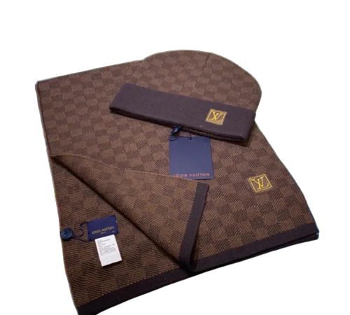 SCARF AND HAT LOUIS VUITTON