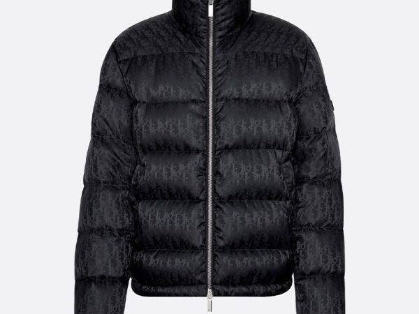 Dior Oblique Black Puffer Jacket