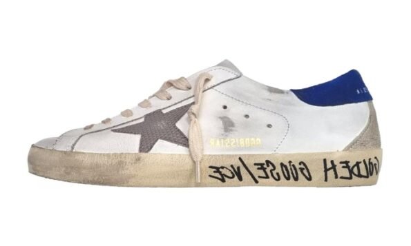 Vintage superstar 11554 bianco blu