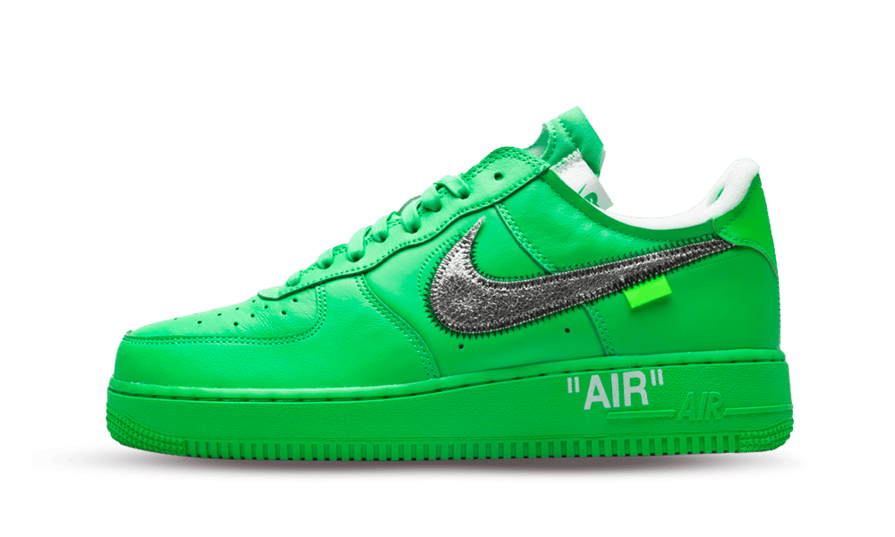 AF1 OFF-W. LIGHT GREEN SPARK