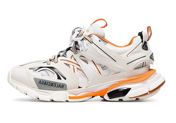 BALENCIAGA TRACK WHITE ORANGE
