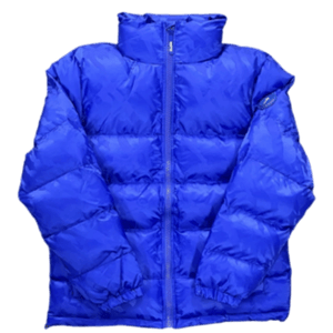 IRONGATE T JACQUARD PUFFER JACKET – BLUE