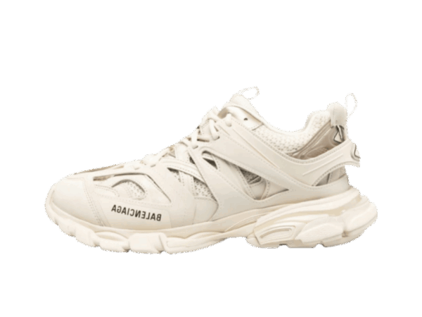 Lace-up low-top track sneakers