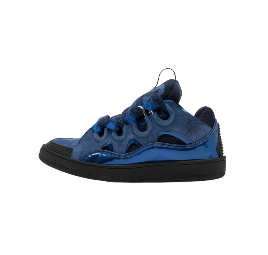 Lanvin Curb Rhinestone-embellished Blue