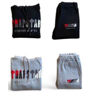 TRAPSTAR CHENILLE DECODED HOODED TRACKSUIT