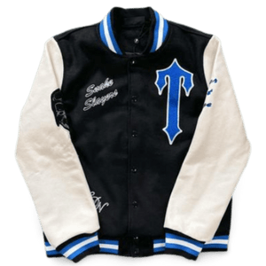 TRAPSTAR REAL COWHIDE VARSITY JACKET