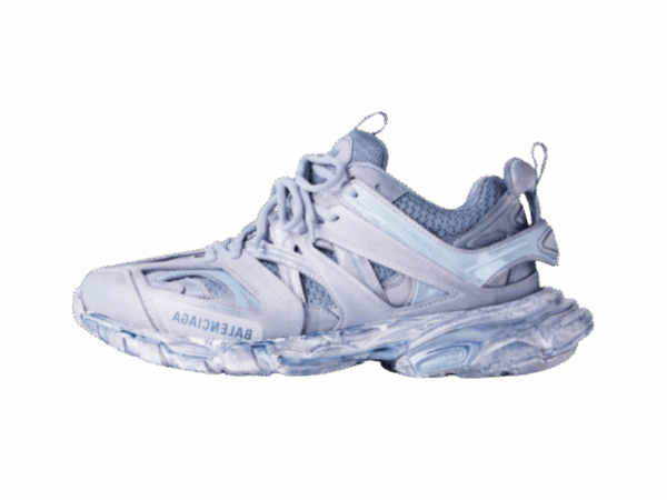 Track panelled sneakers