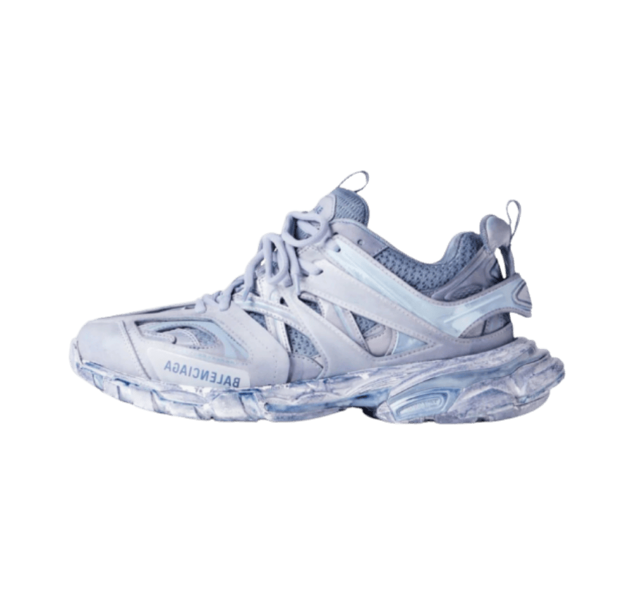 Track panelled sneakers