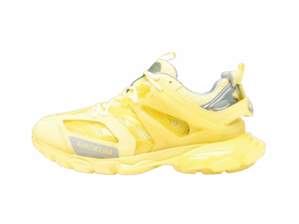 Track panelled sneakers