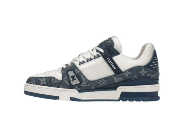 Trainer Monogram Denim White Blue