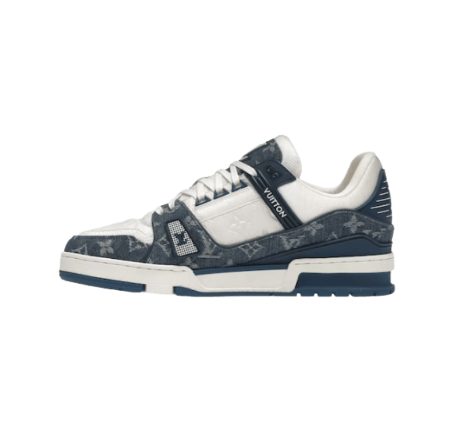 Trainer Monogram Denim White Blue