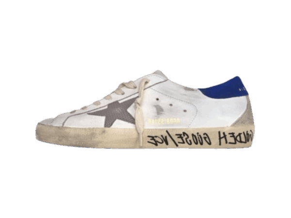 Vintage superstar 11554 bianco blu