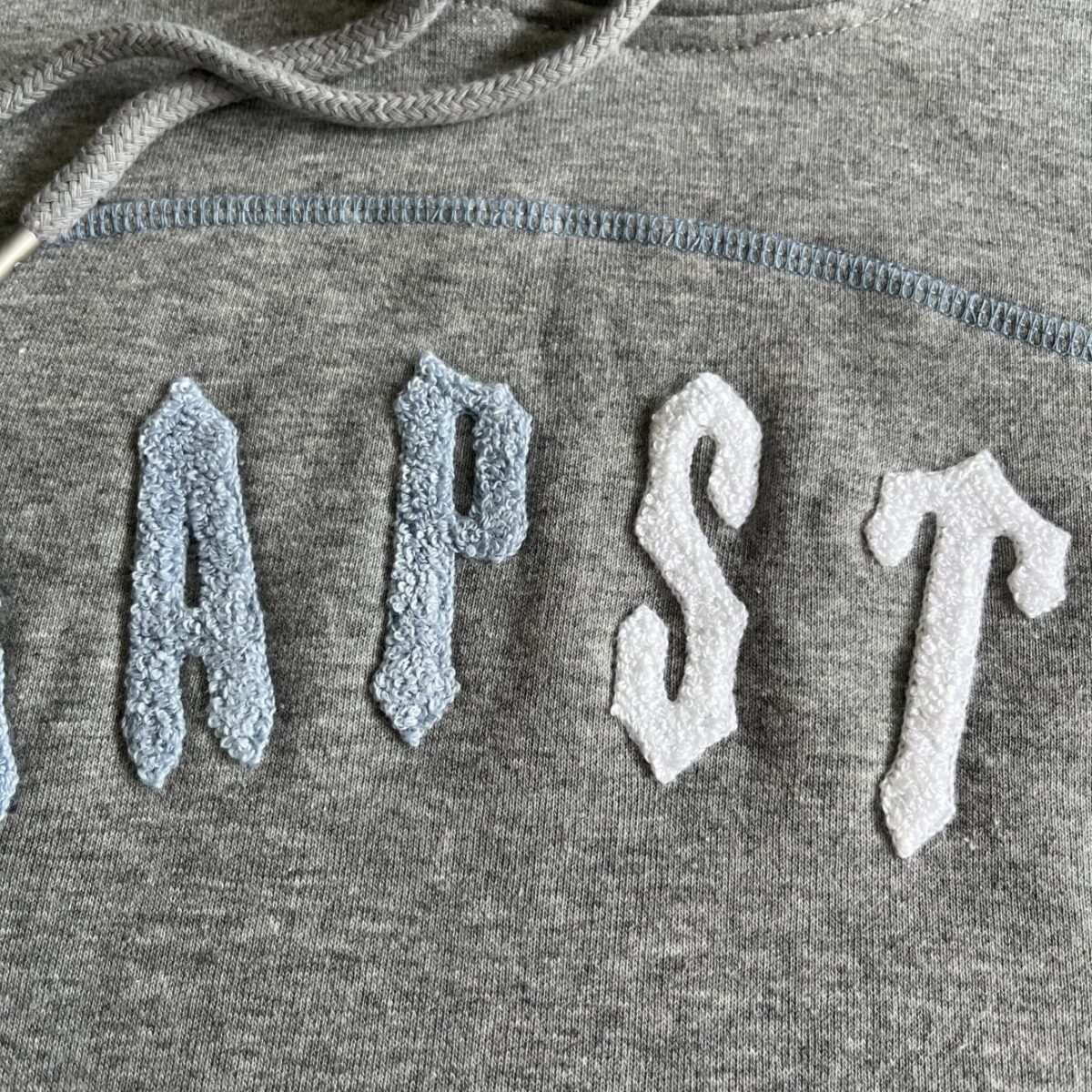 IRONGATE CHENILLE AECH HOODIE TRACKSUIT-GREY/BLUE/WHITE - immagine 6