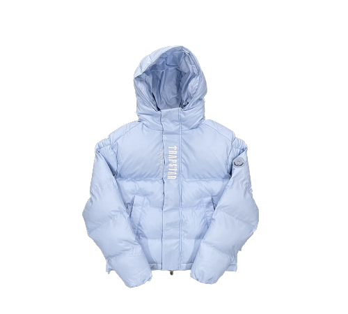 DECODED HOODED PUFFER 2.0 JACKET – ICE BLUE