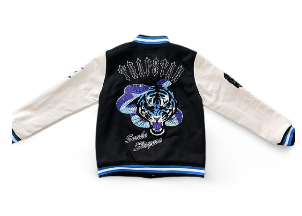 TRAPSTAR REAL COWHIDE VARSITY JACKET