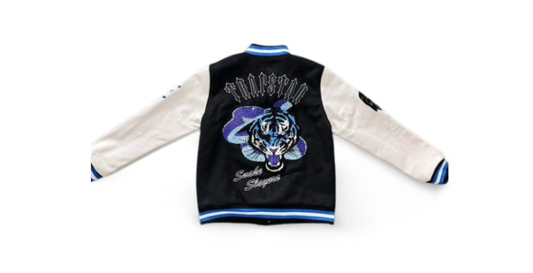 TRAPSTAR REAL COWHIDE VARSITY JACKET