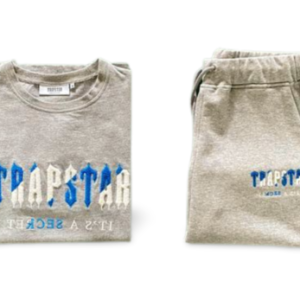 CHENILLE DECODED SHORT SET-GREY