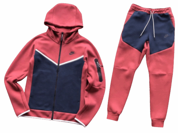 TECH FLEECE - BORDEAUX/DARK BLUE