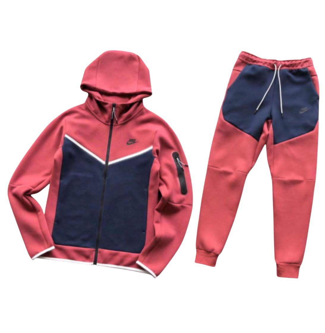 TECH FLEECE - BORDEAUX/DARK BLUE