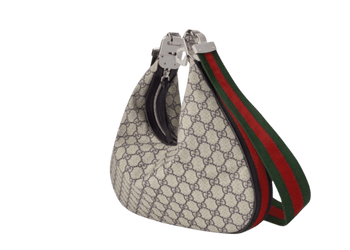 BORSA SPALLA ATTACHE MEDIE BEIGE E BLU