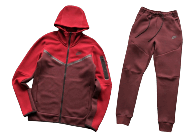 TECH FLEECE - RED/BORDEAUX