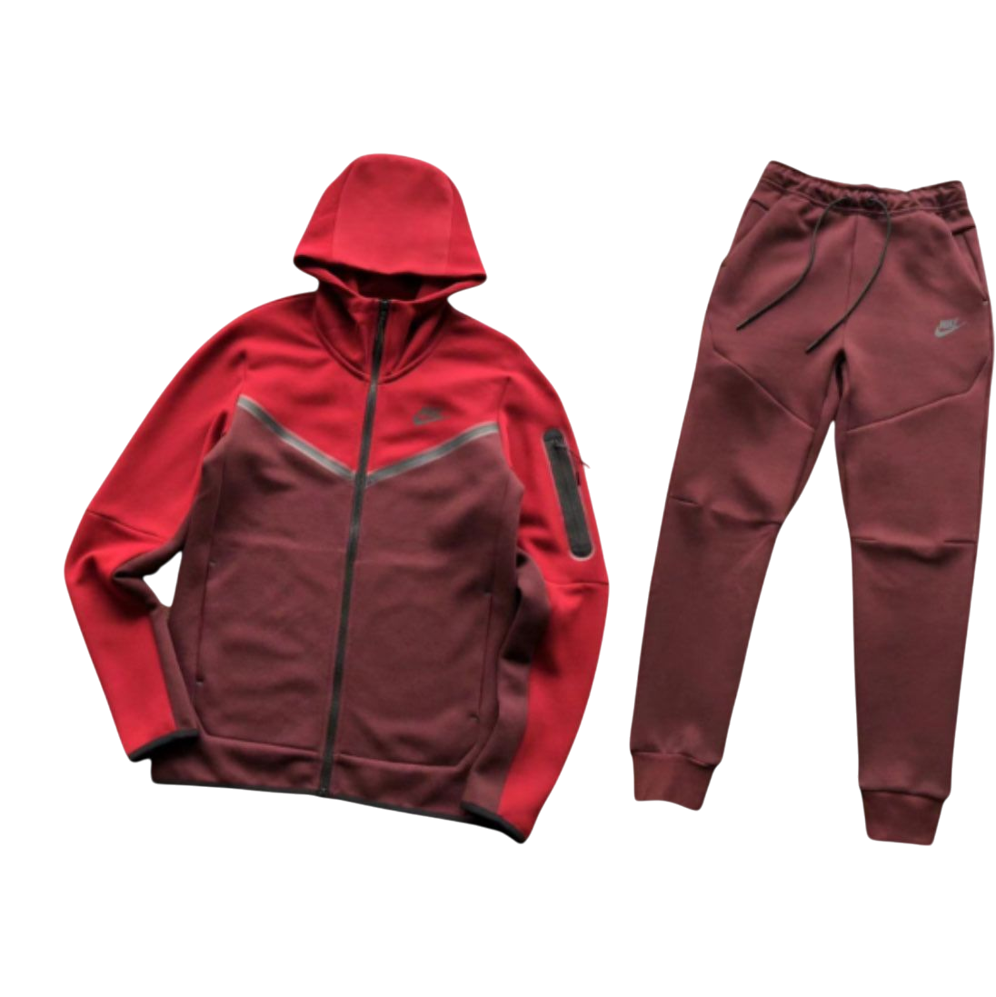TECH FLEECE - RED/BORDEAUX