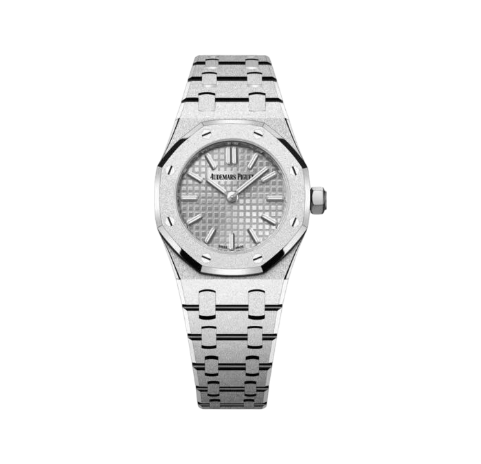 AP Royal Oak 67630BC.GG.1312BC.01 ‘Mini’ Frosted White Gold Quartz