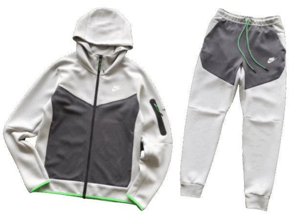 TECH FLEECE - WHITE/GREY
