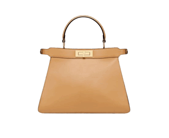 BORSA PEEKABOO ISEEU MEDIUM IN PELLE DI VITELLO BEIGE