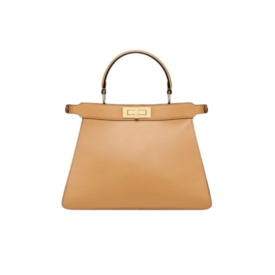 BORSA PEEKABOO ISEEU MEDIUM IN PELLE DI VITELLO BEIGE
