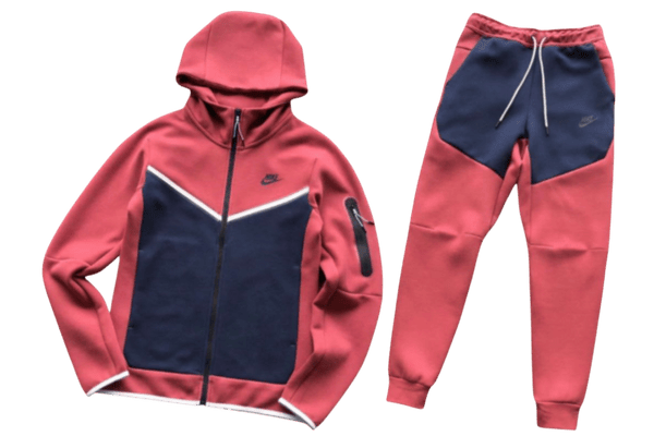 TECH FLEECE - BORDEAUX/DARK BLUE